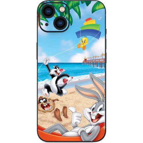 Looney Tunes Beach iPhone 14 Plus Skin